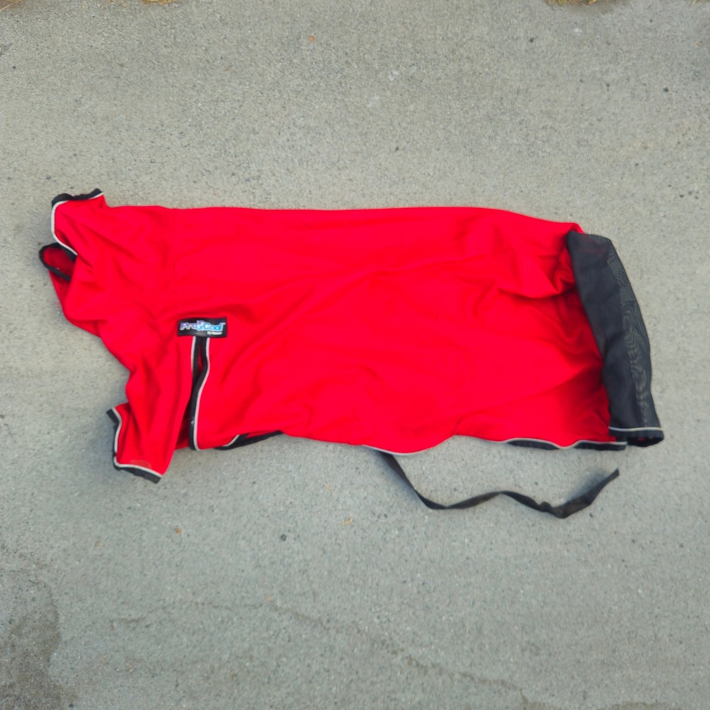 Weaver ProCool Mesh Goat Sheep Blanket Red Large Show Livestock Cooling Cover